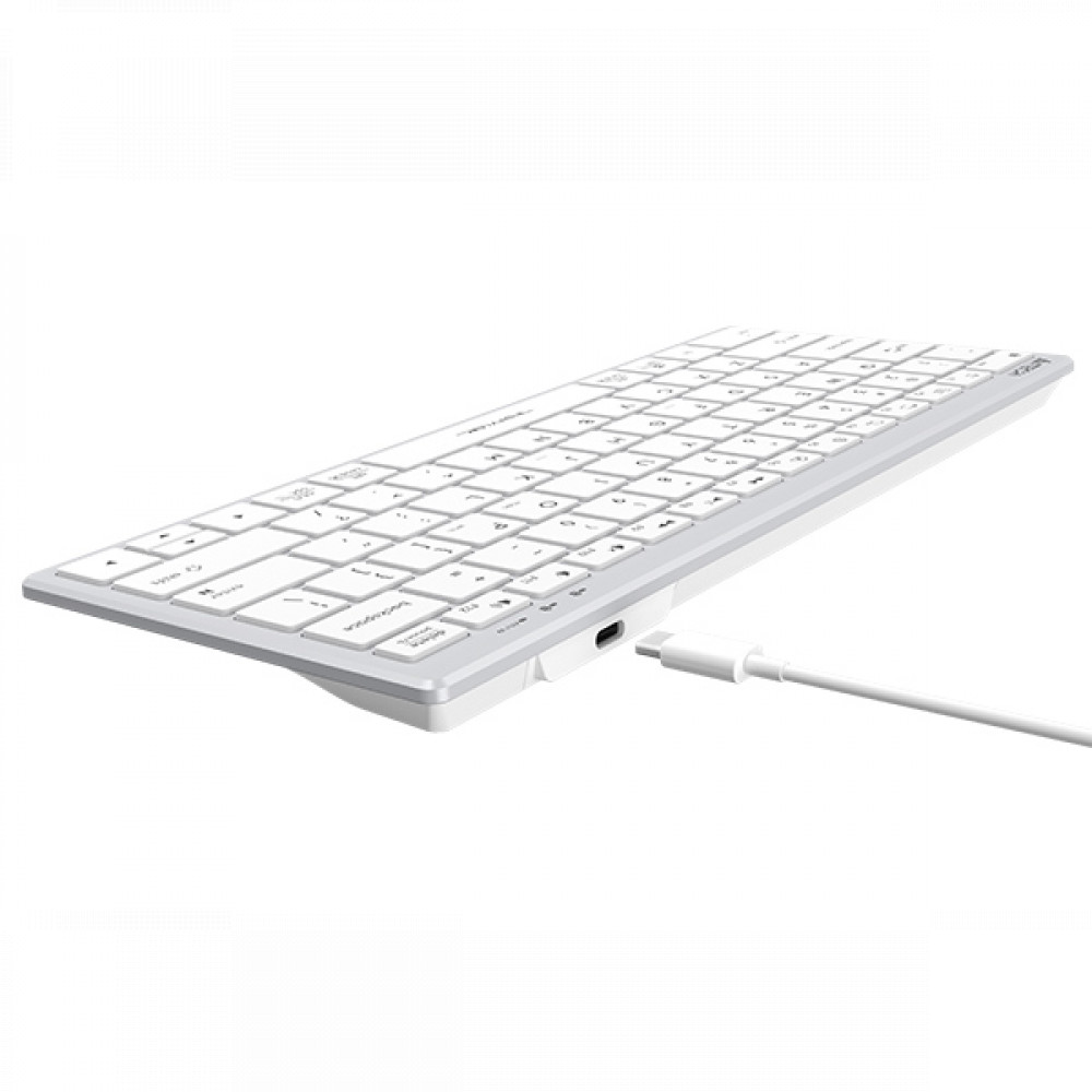 Клавиатура A4Tech Fstyler FX51 белый Проводная, USB - миниатюра 3