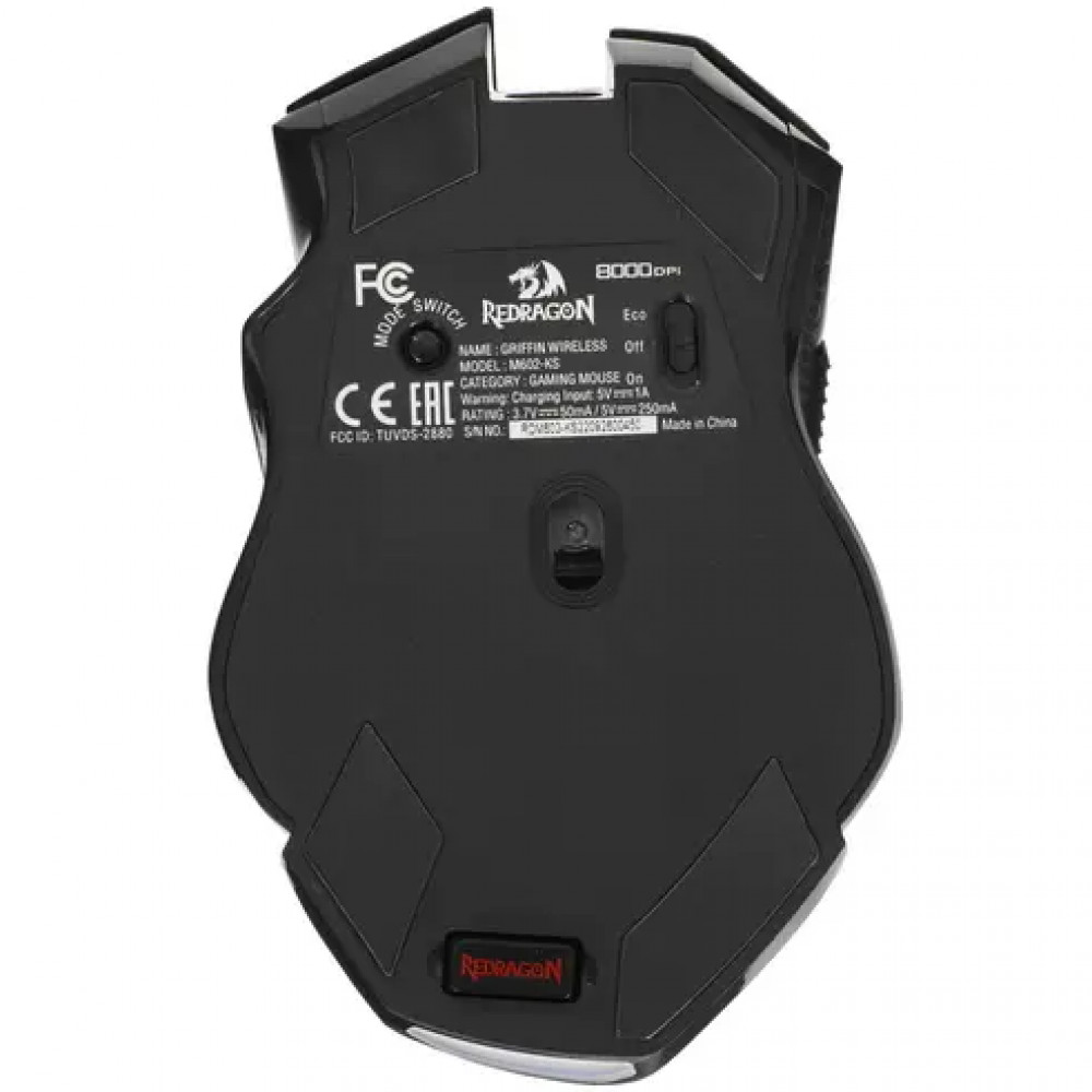 Мышь Redragon Griffin беспроводная RGB 78069 Игровые, Беспроводная - миниатюра 6