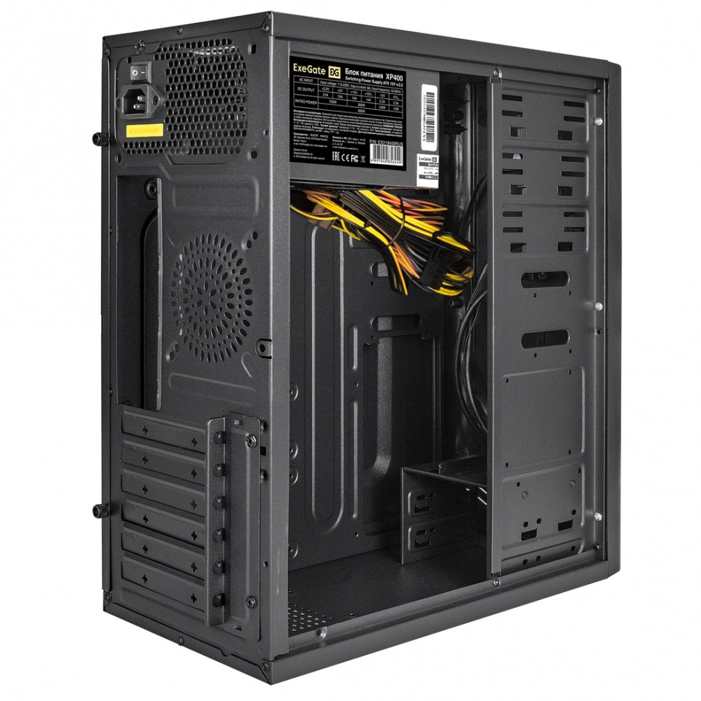 Корпус ExeGate XP-340U-XP400 EX292988RUS Mid-Tower - миниатюра 2
