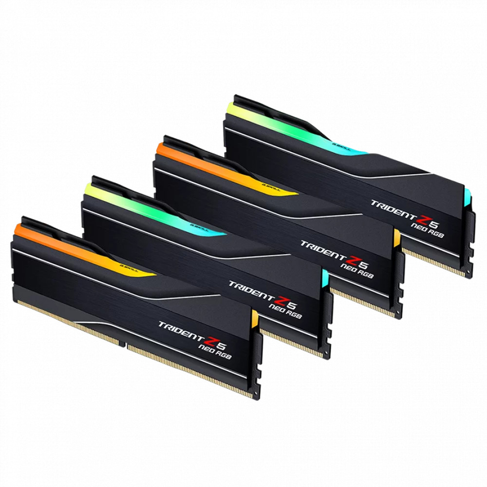 ОЗУ G.Skill Trident Z5 Neo RGB F5-6000J3644D64GX4-TZ5NR DIMM, DDR5, 256 Гб (4 х 64 Гб), 6000 МГц — фото товара
