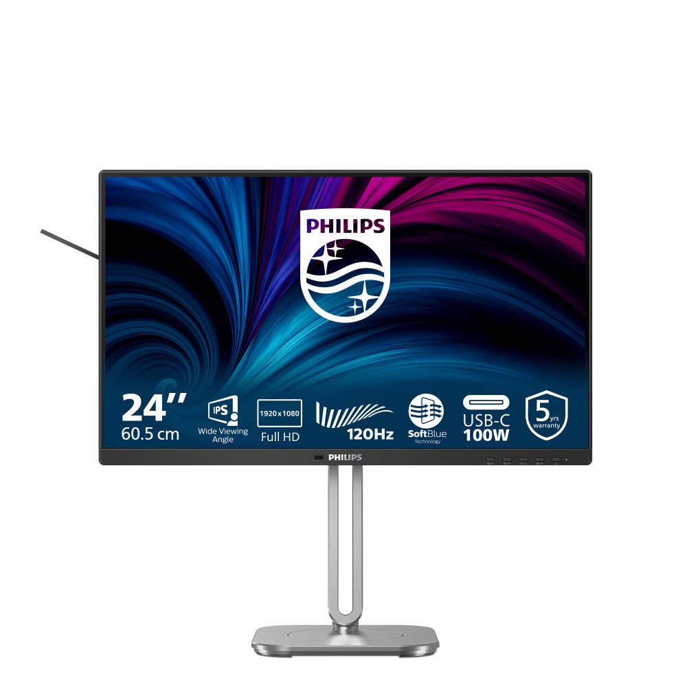 Монитор Philips 24B2U4301 23.8 ", IPS, Full HD 1920x1080 (16:9), 120 Гц — фото товара