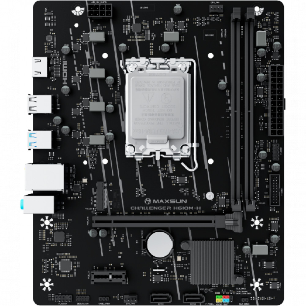 Материнская плата Maxsun Challenger H610M-H V1 6940709662175 Micro-ATX, LGA 1700 — фото товара