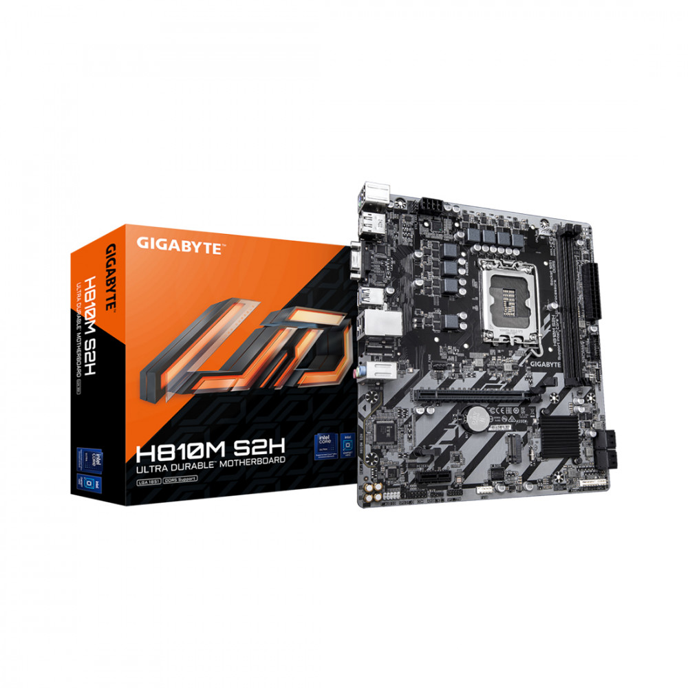 Материнская плата Gigabyte H810M S2H Micro-ATX, LGA 1851 — фото товара
