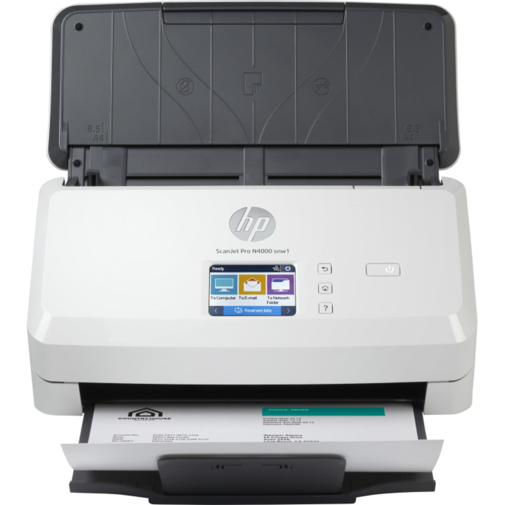 Протяжный сканер HP ScanJet Pro N4000 snw1 6FW08A A4, CIS - миниатюра 2