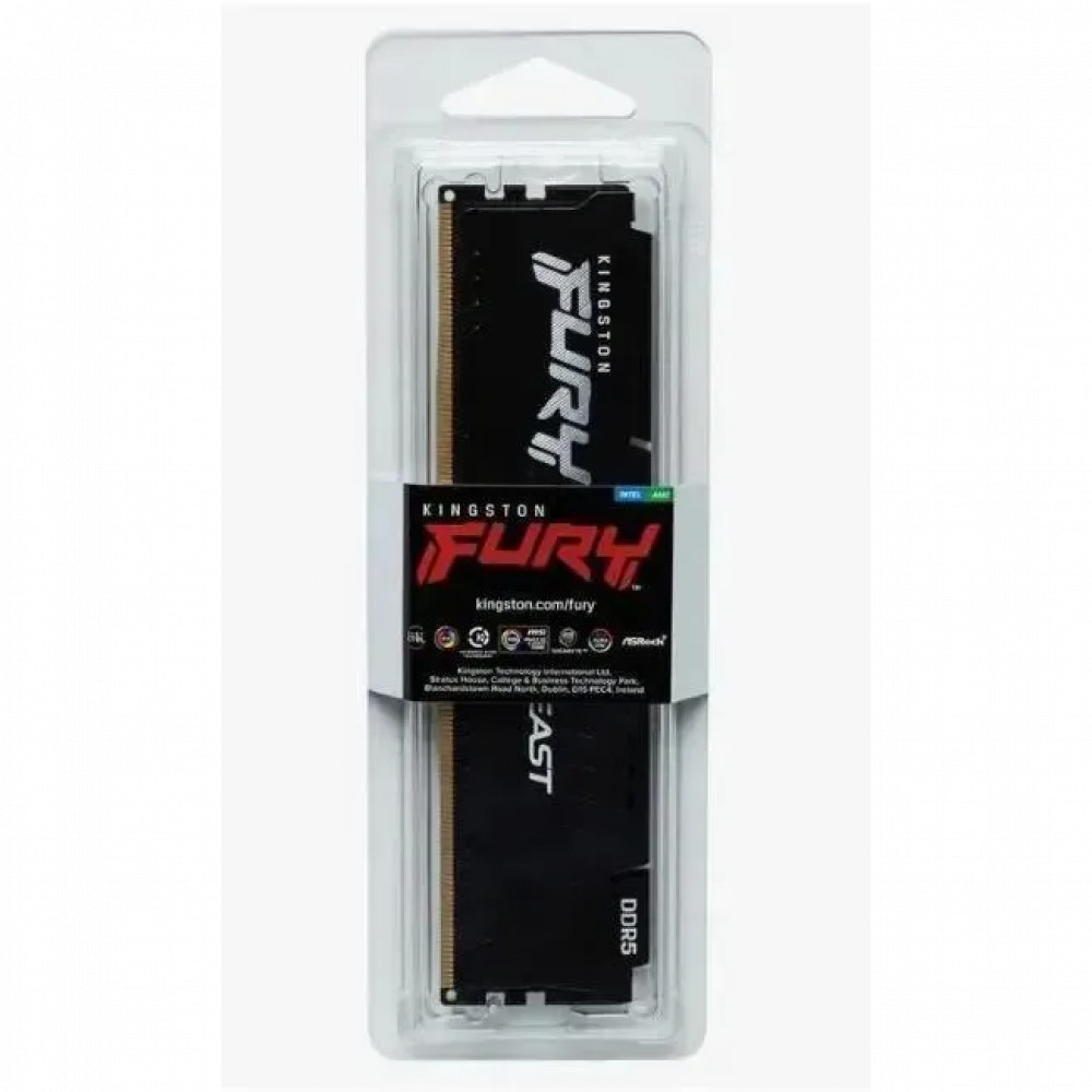 ОЗУ Kingston Fury Beast KF560C30BBE-32 DIMM, DDR5, 32 Гб, 6000 МГц - миниатюра 3