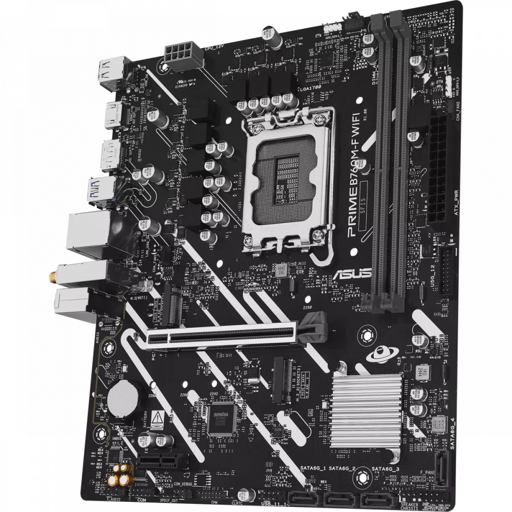 Материнская плата Asus PRIME B760M-F WIFI Micro-ATX, LGA 1700 - миниатюра 3
