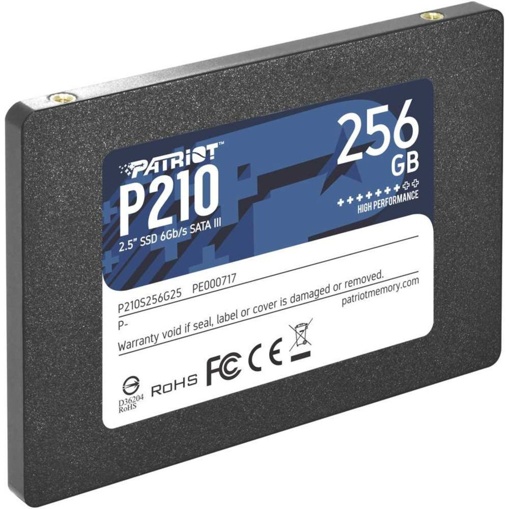 Жесткий диск Patriot P210 P210S256G25 SSD (твердотельные), 256 ГБ, 2.5 дюйма, SATA — фото товара