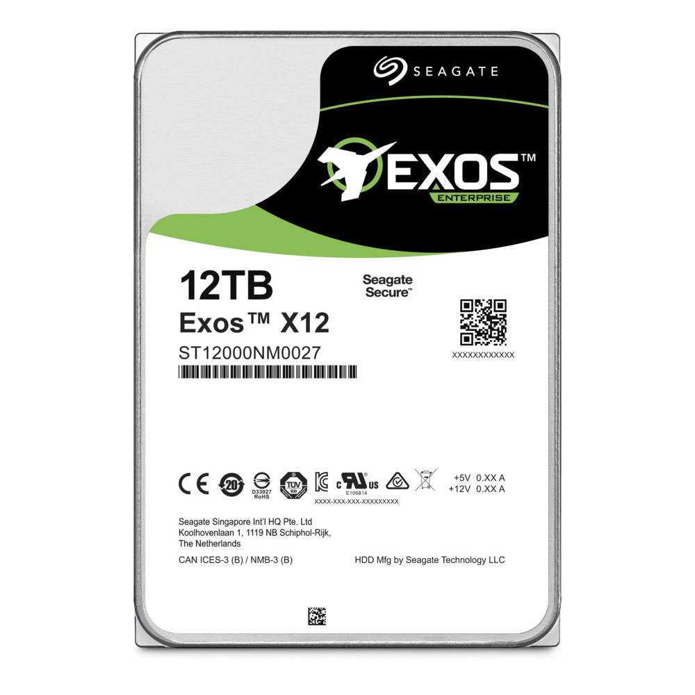 Жесткий диск Seagate ST12000NM0027 HDD (классические), 12 ТБ, 3.5 дюйма, SAS — фото товара