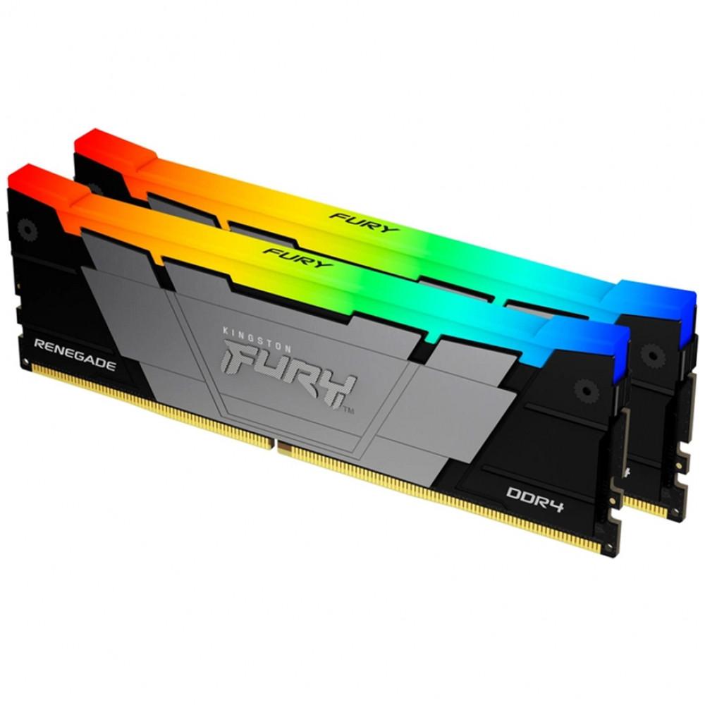 ОЗУ Kingston FURY Renegade RGB KF436C16RB12AK2/32 DIMM, DDR4, 32 Гб (2 х 16 Гб), 3600 МГц — фото товара