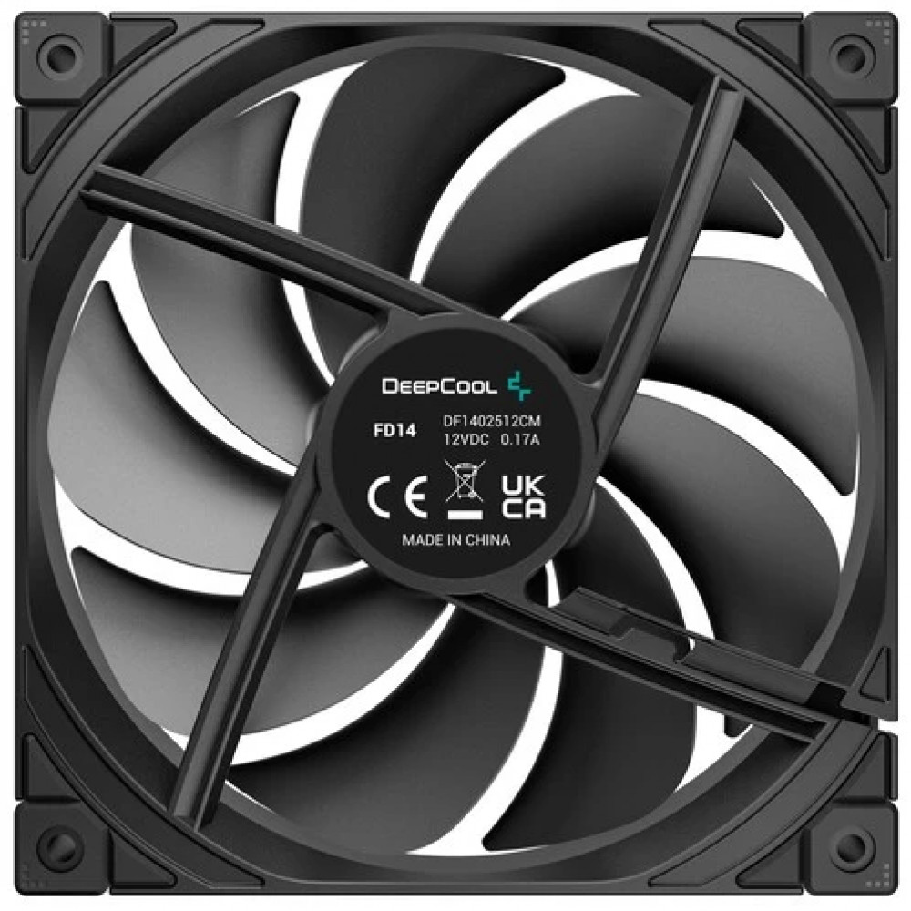 Система охлаждения Deepcool FD14 140х140x25 черный R-FD14-BKNPN1-G Для системного блока - миниатюра 2