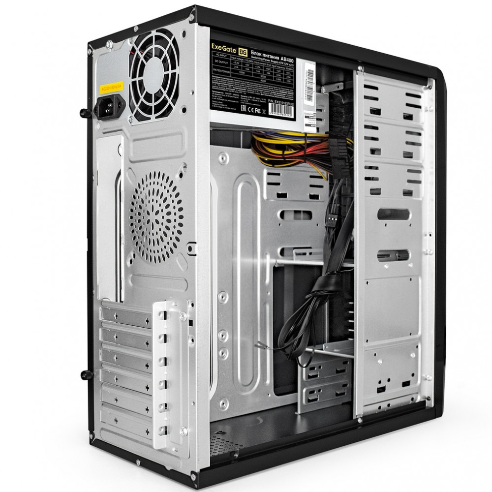 Корпус ExeGate CP-606U-AB400 EX292995RUS Mid-Tower - миниатюра 2