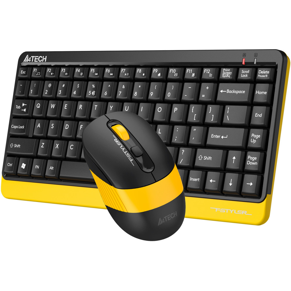 Клавиатура + мышь A4Tech Fstyler FG1110 FG1110 BUMBLEBEE - миниатюра 3