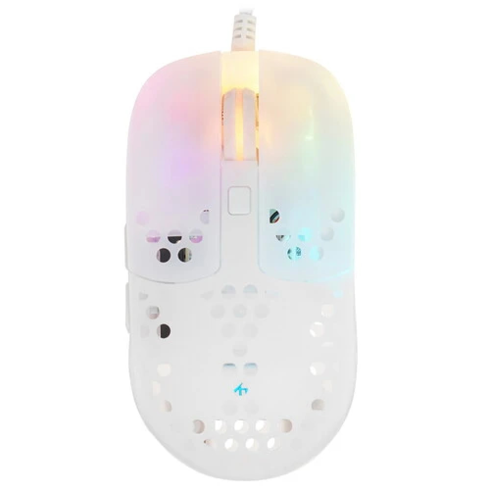 Мышь Xtrfy MZ1 MZ1-RGB-WHITE-TP Игровые, Беспроводная — фото товара