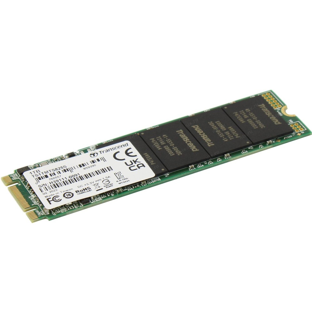 Жесткий диск Transcend MTS825 TS1TMTS825S SSD (твердотельные), 1 ТБ, M.2, SATA - миниатюра 2
