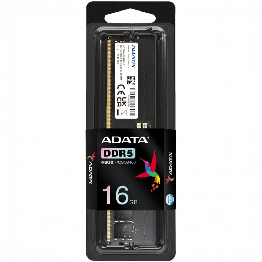 ОЗУ ADATA AD5U480016G-S DIMM, DDR5, 16 Гб, 4800 МГц - миниатюра 2