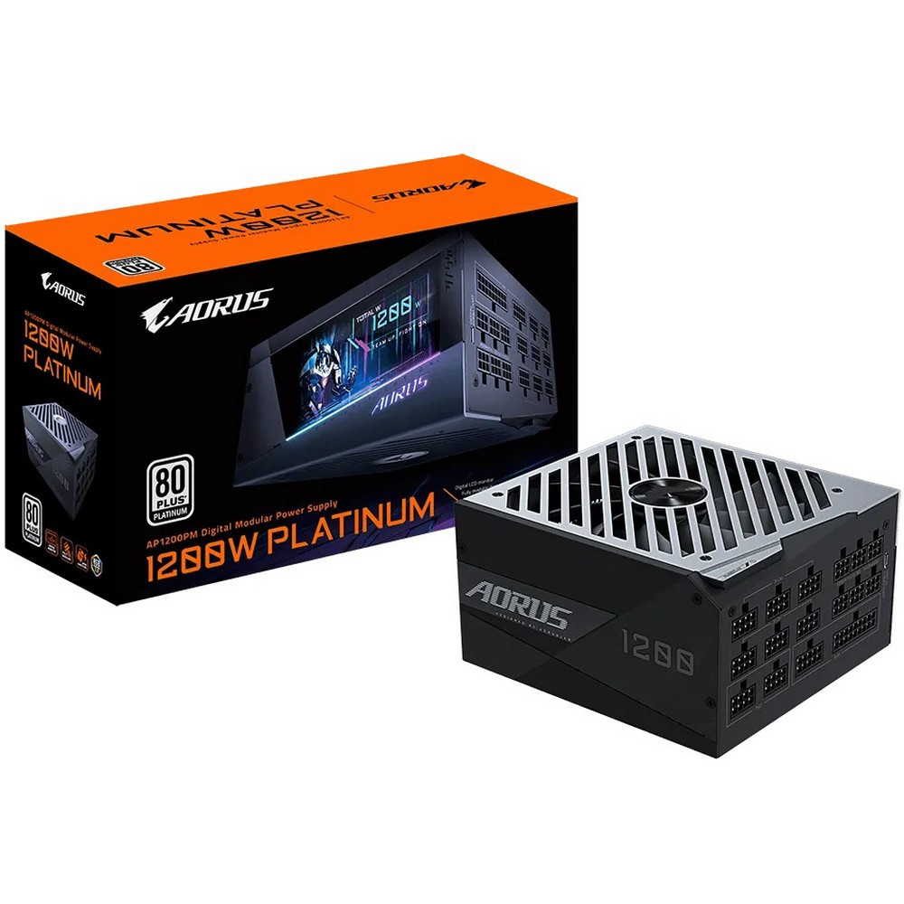 Блок питания Gigabyte AORUS P1200W GP-AP1200PM 1200 Вт - миниатюра 8