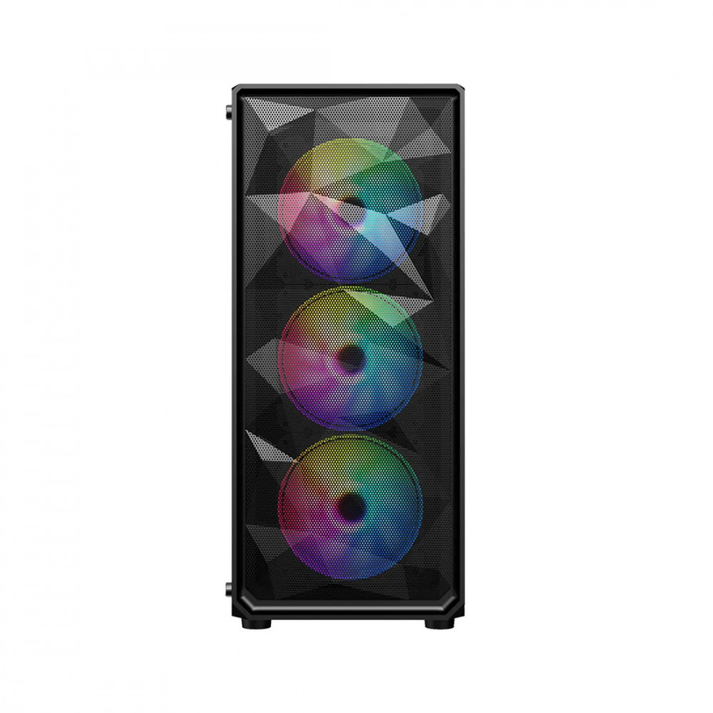 Корпус 1STPLAYER FD3 Black FD3-BK-1F5M-3F5S Mid-Tower - миниатюра 2