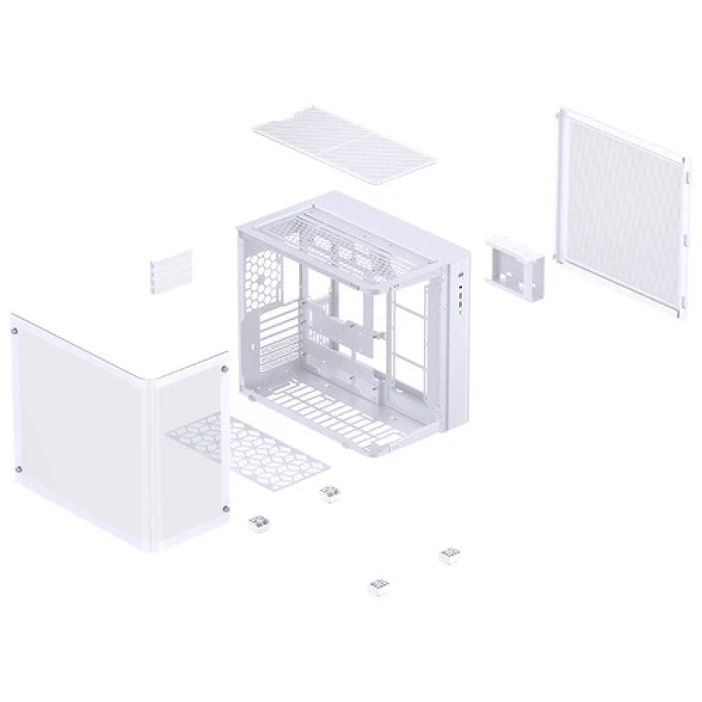 Корпус Jonsbo TK-3 White Mid-Tower - миниатюра 5
