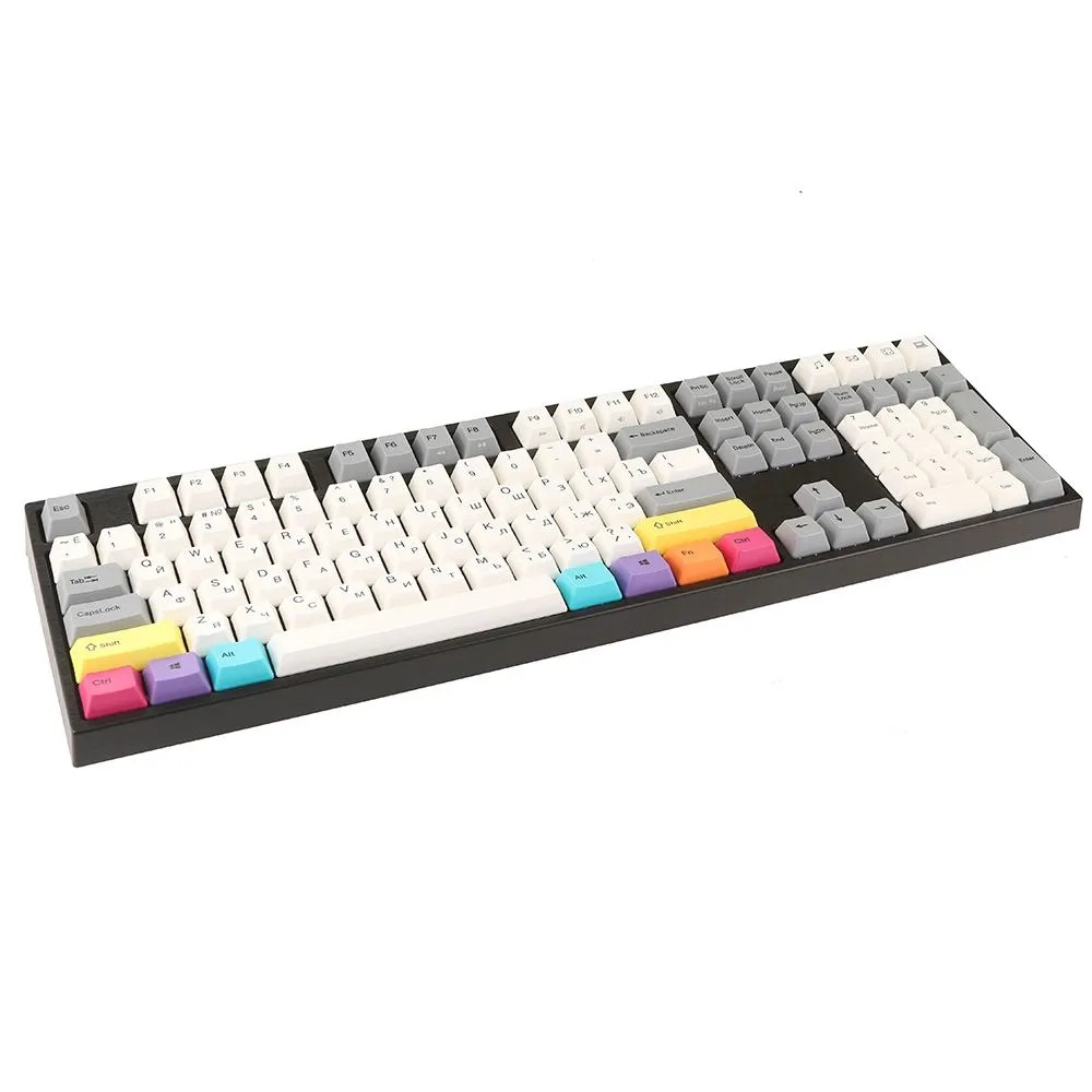 Клавиатура Varmilo CMYK, VPM108, Varmilo EC V2 Sakura, Wired, Gaming, Black, USB 306832 Проводная, USB - миниатюра 3