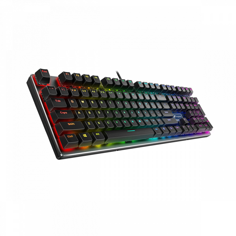 Клавиатура Rapoo V700RGB Alloy Проводная, USB - миниатюра 2
