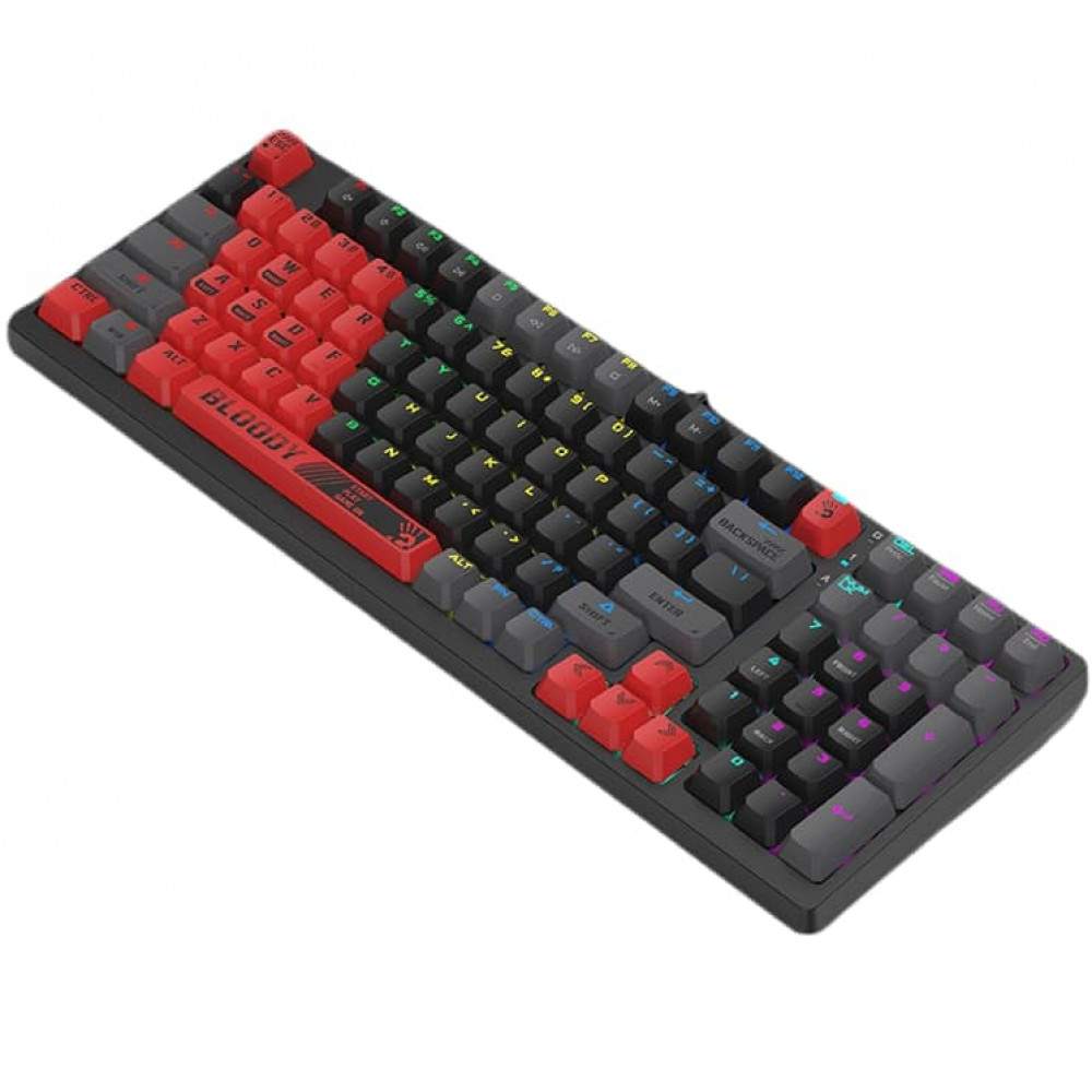 Клавиатура A4Tech S98-RED Проводная, USB - миниатюра 3