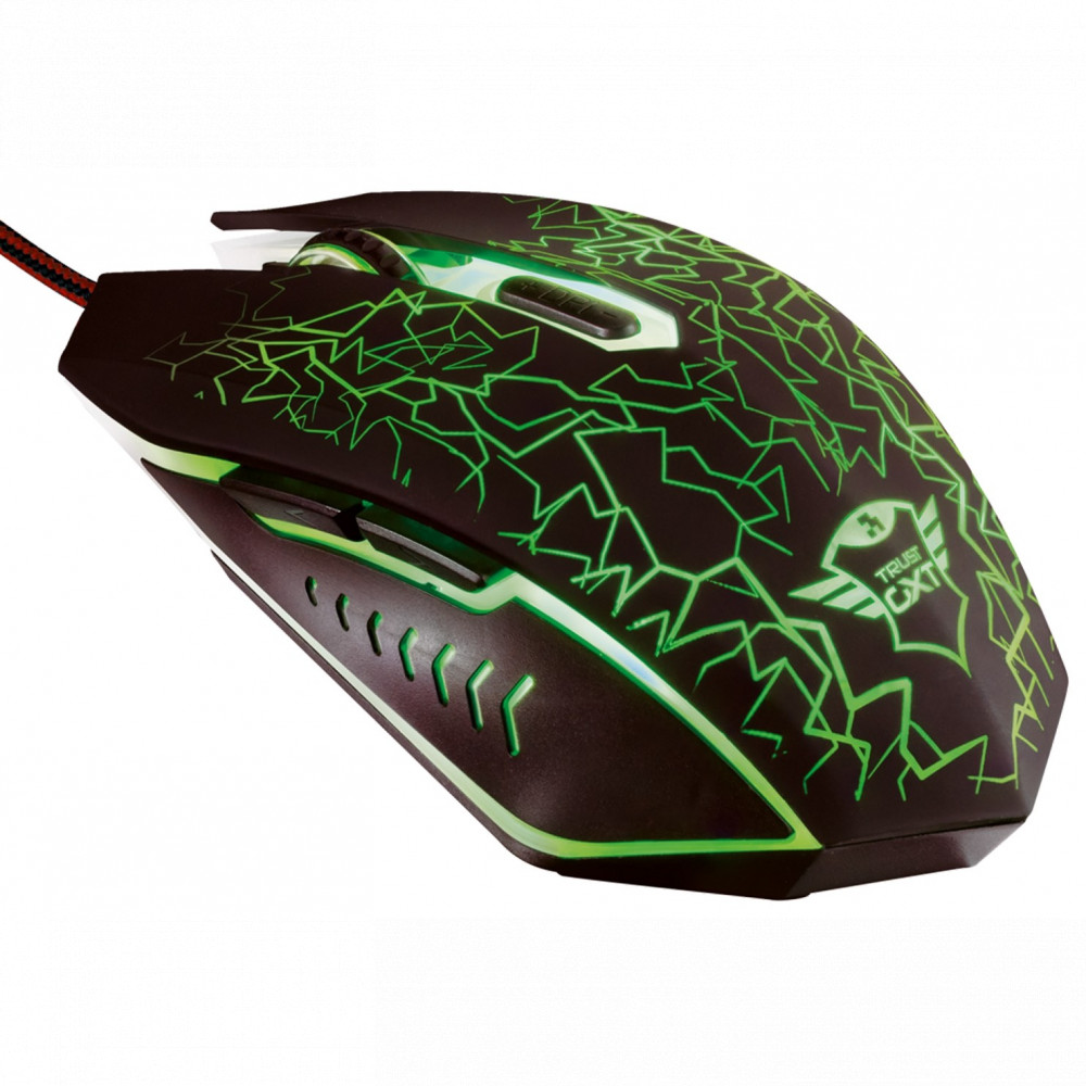 Мышь Trust GXT 105 Izza Illuminated Gaming 21683 Игровые, Проводная - миниатюра 2