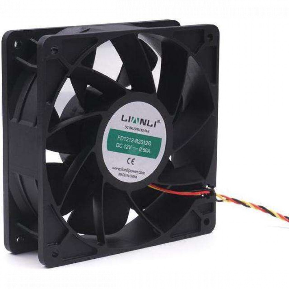 Система охлаждения LianLi FAN for Case LIANLI 12038 FD1212-R2012G, 12V, 1.2A, 120*120*38, 4500об/мин, 4 pin 0013057 - миниатюра 2