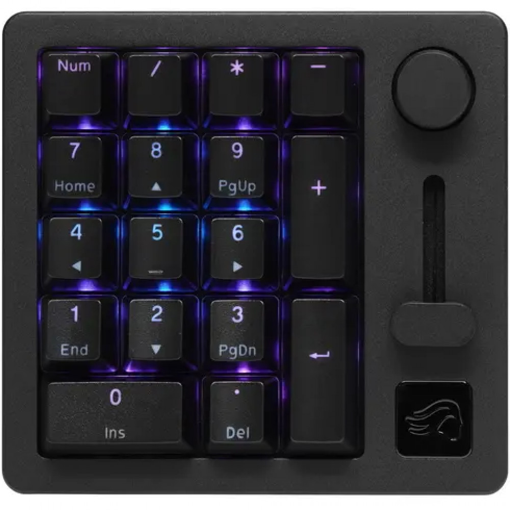 Клавиатура GLORIOUS GMMK Numpad Wireless Pre-Built (Fox Linear Switch) GLO-GMMK-NP-FOX-B Беспроводная, USB - миниатюра 4