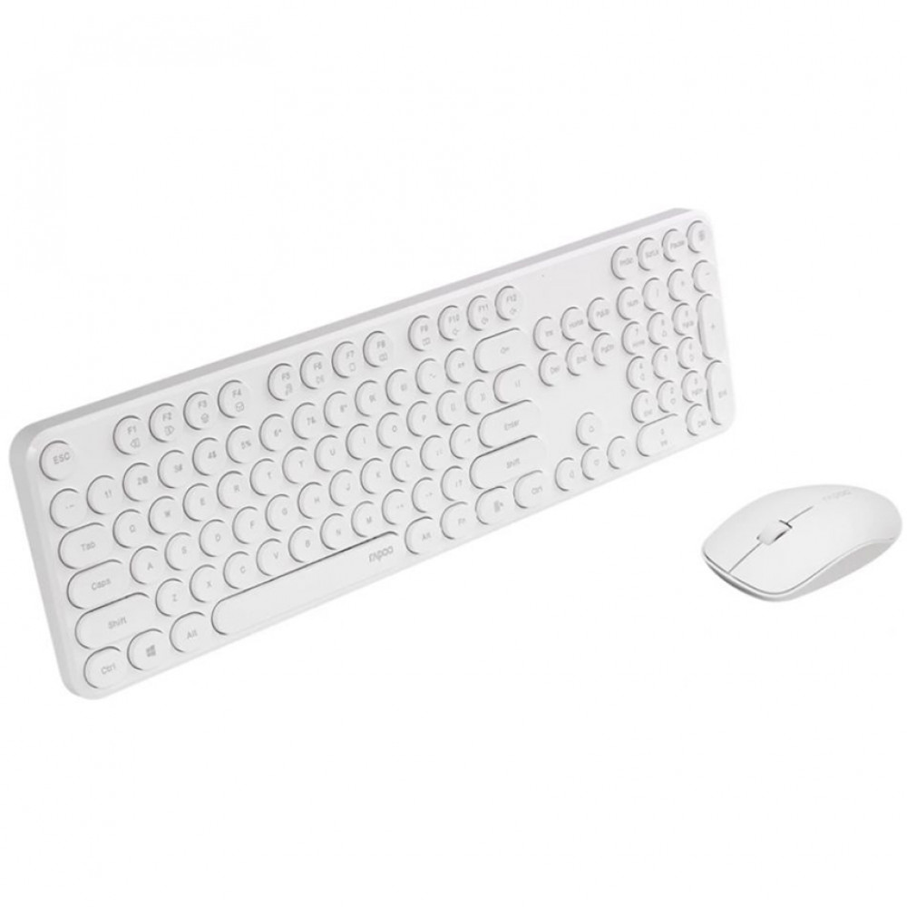 Клавиатура + мышь Rapoo X260 White - миниатюра 2