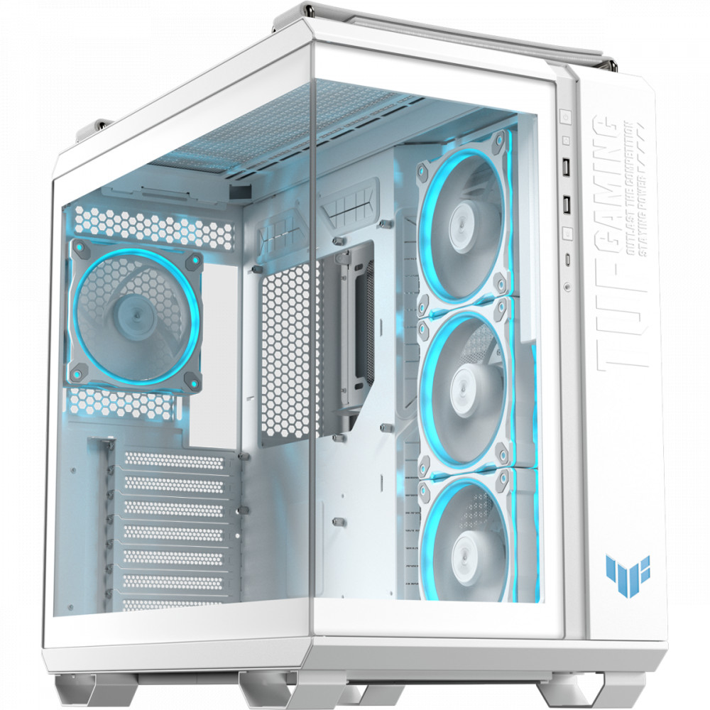 Корпус Asus TUF GAMING GT502 HORIZON TG ARGB WHITE Mid-Tower — фото товара
