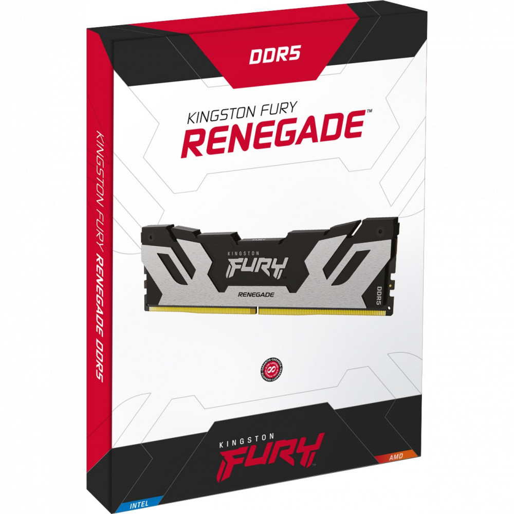 ОЗУ Kingston Fury Renegade Silver KF560C32RS-48 DIMM, DDR5, 48 Гб, 6000 МГц - миниатюра 7