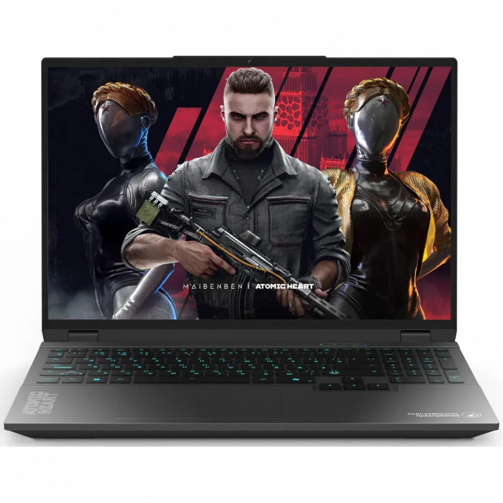 Ноутбук Maibenben X16B-R98956 X16B-R98956GQSHBRE3 16 ", WQXGA 2560x1600 (16:10), AMD, Ryzen 9, 16 Гб, 1 ТБ, nVidia GeForce RTX 5060, Windows 11 Home — фото товара