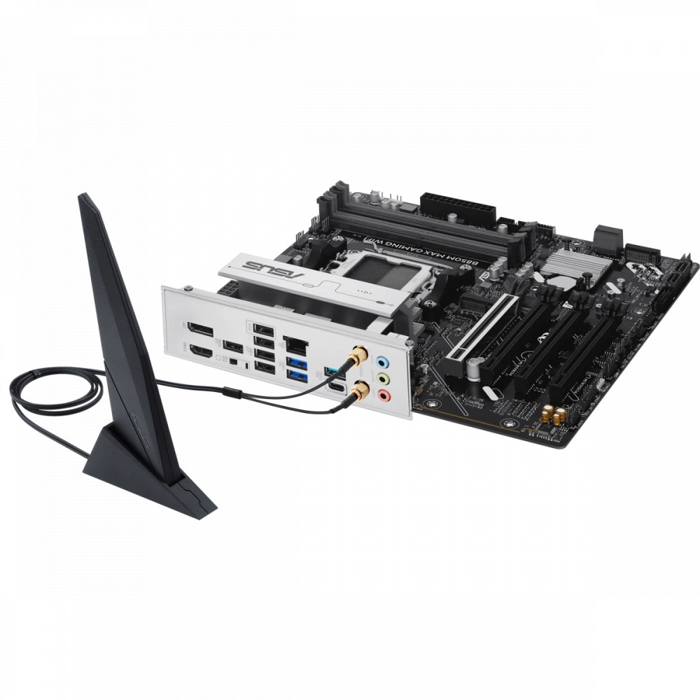 Материнская плата Asus B850M MAX GAMING WIFI Micro-ATX, AMD AM5 - миниатюра 4