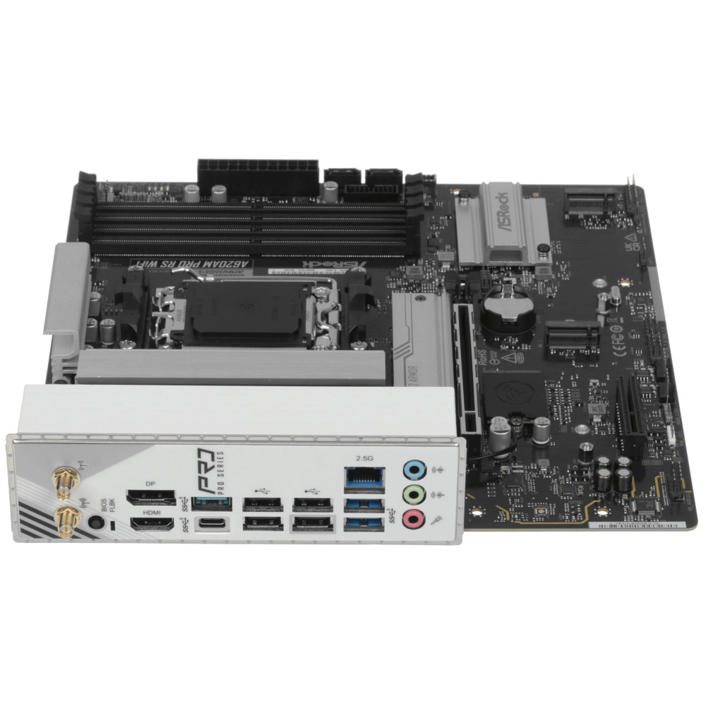 Материнская плата ASRock A620AM PRO RS WIFI Micro-ATX, AMD AM5 - миниатюра 4