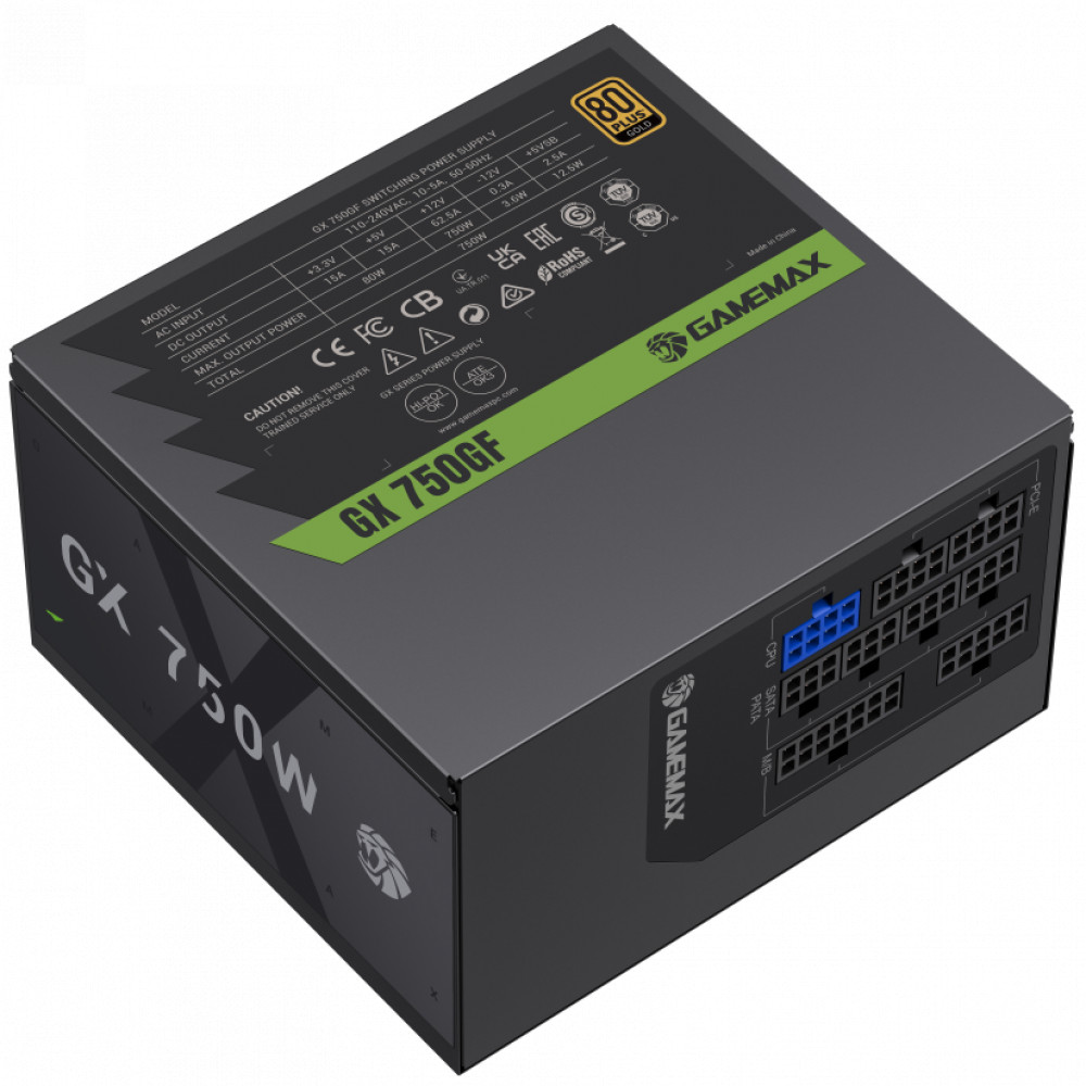Блок питания GameMax GX 750GF Gold 2132-0750B0022 750 Вт - миниатюра 5