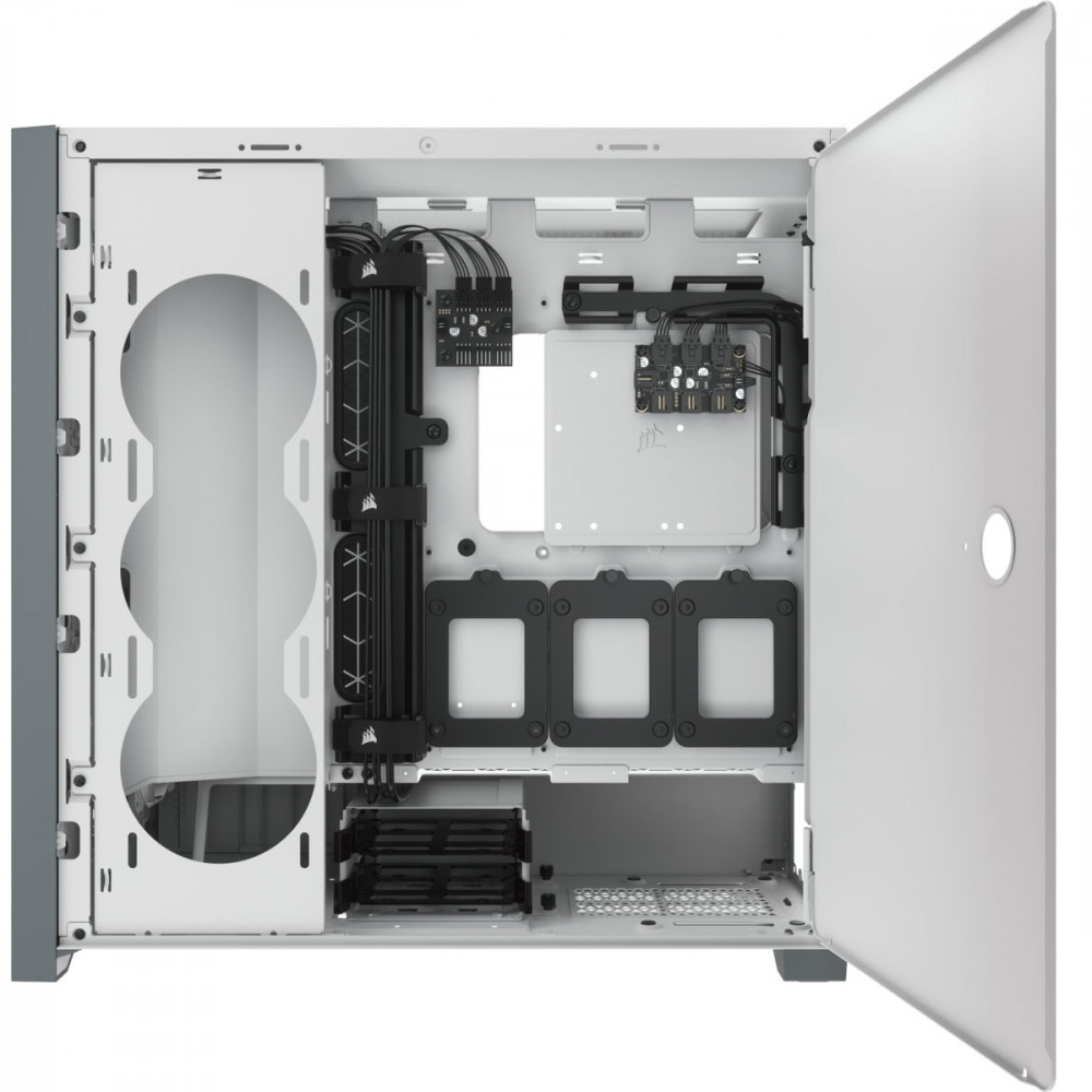 Корпус Corsair iCUE 5000X RGB белый CC-9011213-WW Mid-Tower - миниатюра 10
