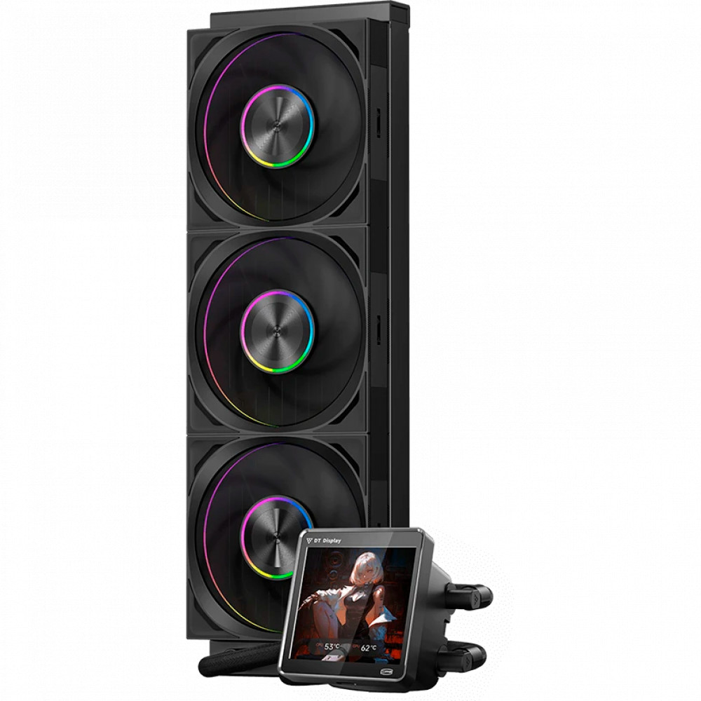 Система охлаждения PCcooler DT360 ARGB Display BK Для процессора - миниатюра 2