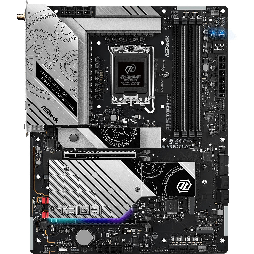 Материнская плата ASRock Z890 TAICHI LITE ATX, LGA 1851 — фото товара