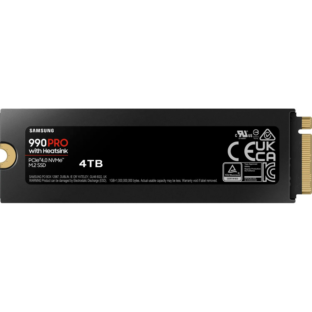 Жесткий диск Samsung 990 PRO MZ-V9P4T0CW SSD (твердотельные), 4 ТБ, M.2, PCIe - миниатюра 3