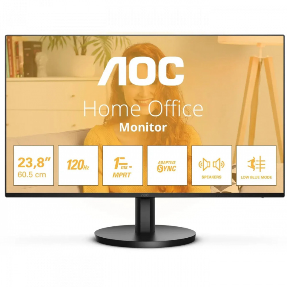 Монитор AOC 24B3QA2 24B3QA2/01 23.8 ", IPS, Full HD 1920x1080 (16:9), 120 Гц — фото товара