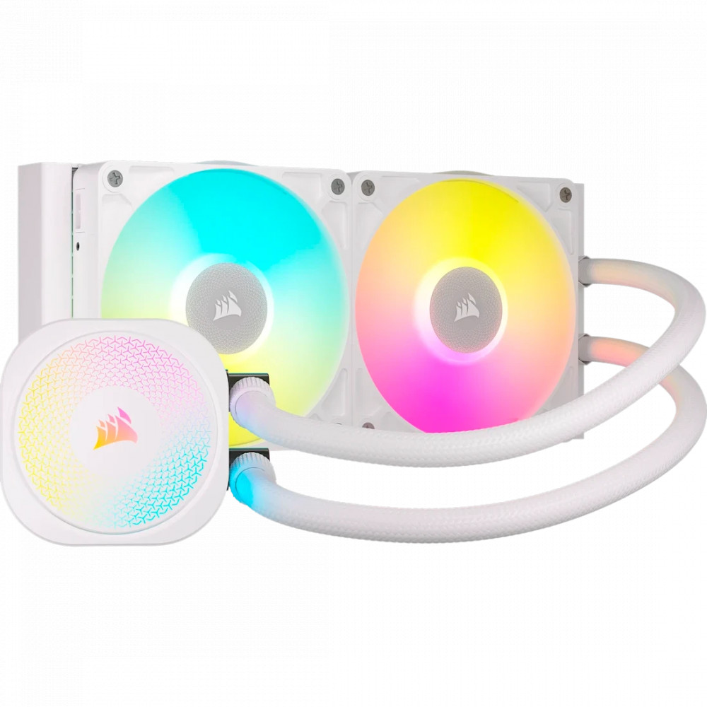 Система охлаждения Corsair iCUE LINK TITAN 240 RX RGB White CW-9061020-WW Для процессора — фото товара