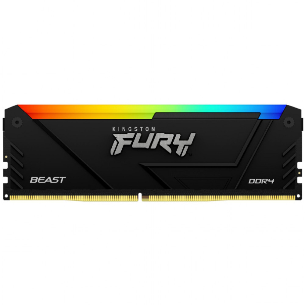 ОЗУ Kingston Fury Beast RGB KF432C16BB2A/8 DIMM, DDR4, 8 Гб, 3200 МГц — фото товара