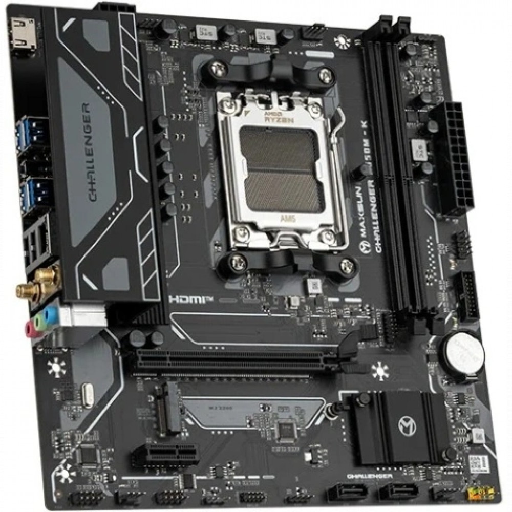 Материнская плата Maxsun MS-Challenger B650M-K Micro-ATX, AMD AM5 - миниатюра 2