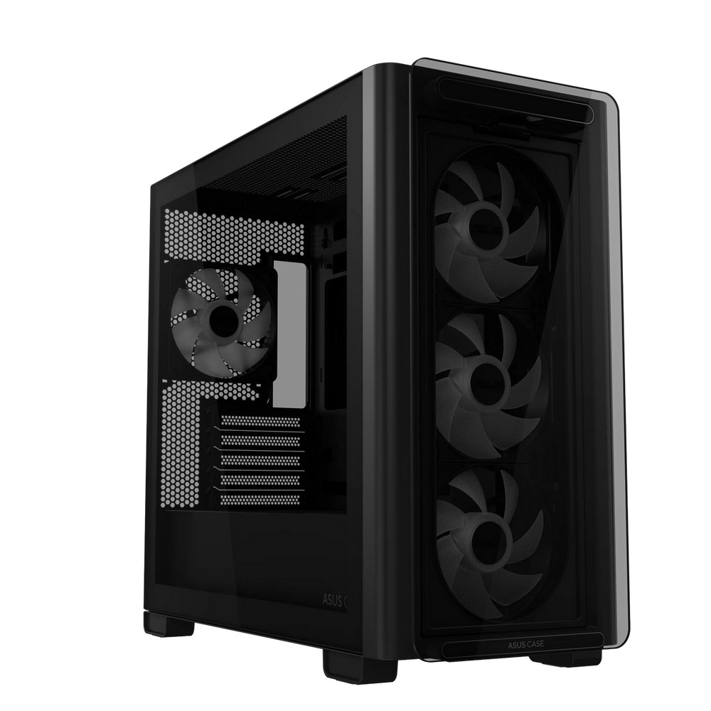 Корпус Asus A23 PLUS TG ARGB BLACK Mini-Tower - миниатюра 2
