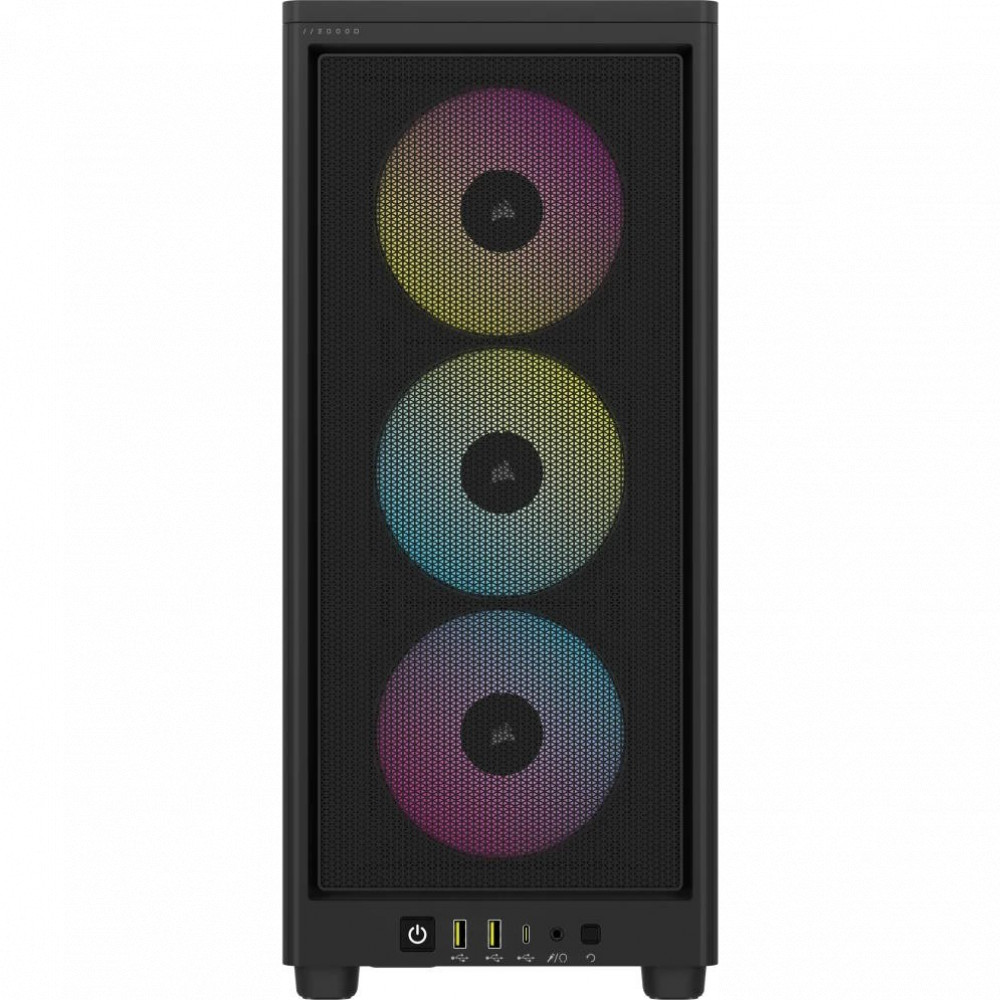 Корпус Corsair iCUE 2000D RGB Airflow Black CC-9011246-WW Mini-Tower - миниатюра 4