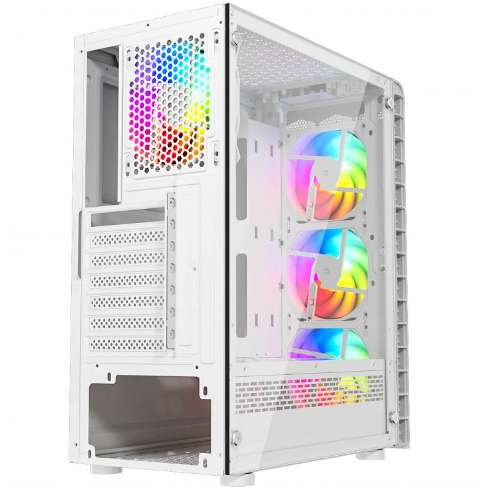 Корпус Wintek Energy White JX188-11-M-W TG Mid-Tower - миниатюра 9