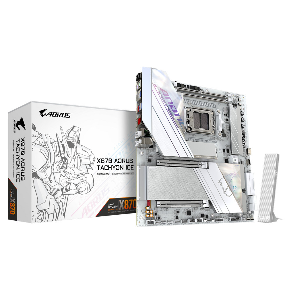 Материнская плата Gigabyte X870 AORUS TACHYON ICE (REV 1.0) E-ATX, AMD AM5 — фото товара