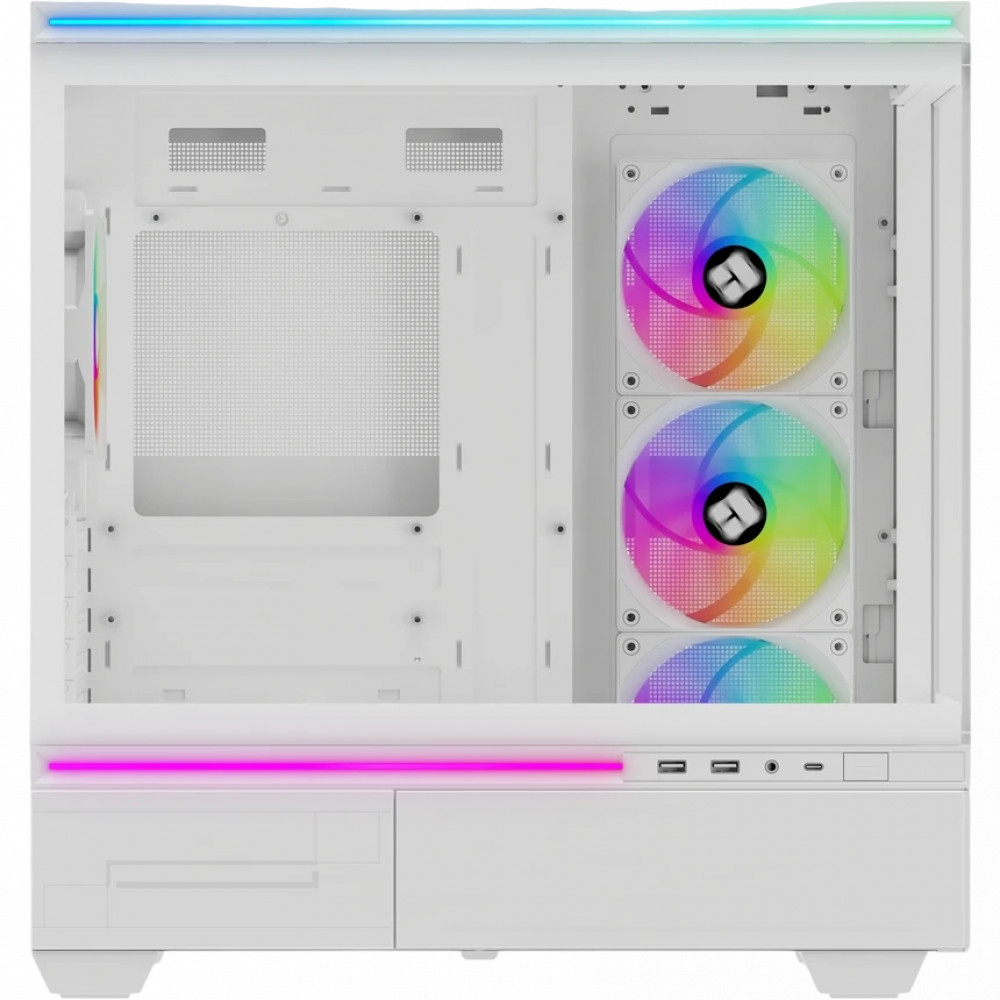 Корпус Thermalright M10 FAN4-C TL-M10 White FAN4-C Mini-Tower - миниатюра 2