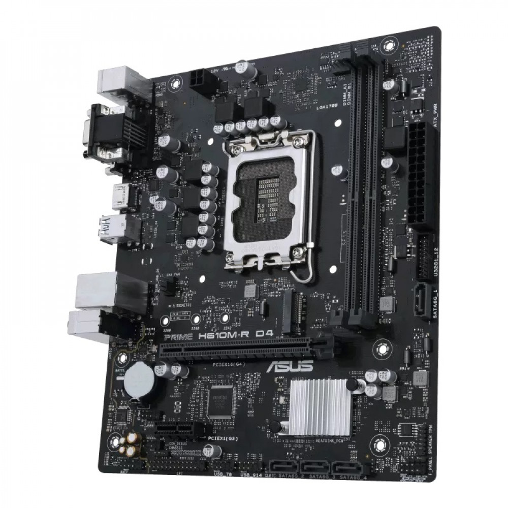 Материнская плата Asus PRIME H610M-R D4-SI Micro-ATX, LGA 1700 - миниатюра 3