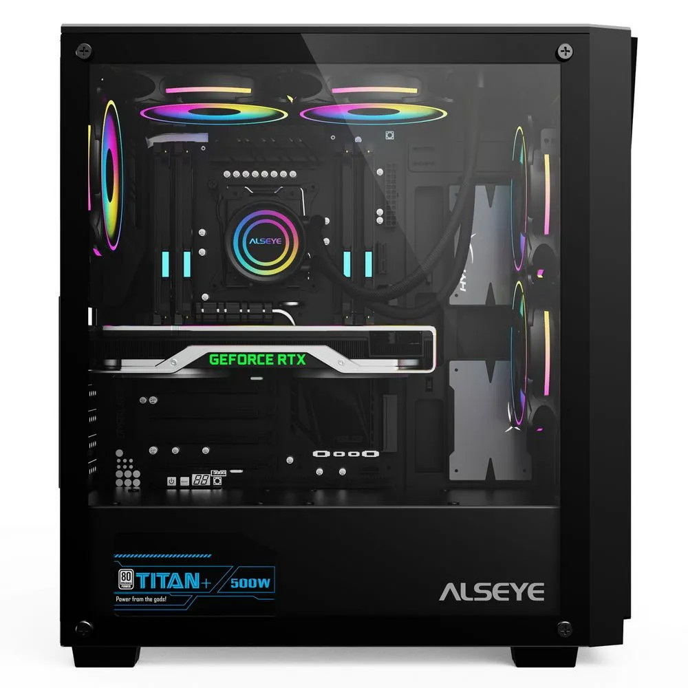Корпус ALSEYE X3 Black AS.07.0150 Mid-Tower - миниатюра 5